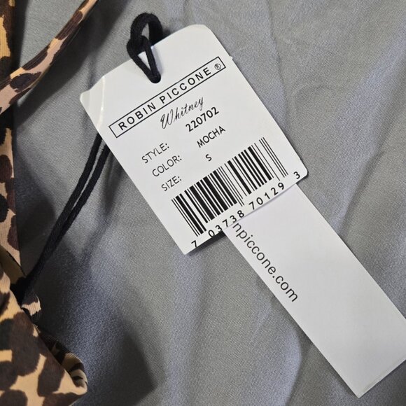 Robin Piccone Sz Small Womens Mocha Whitney Twist Cami Top - Picture 3 of 5